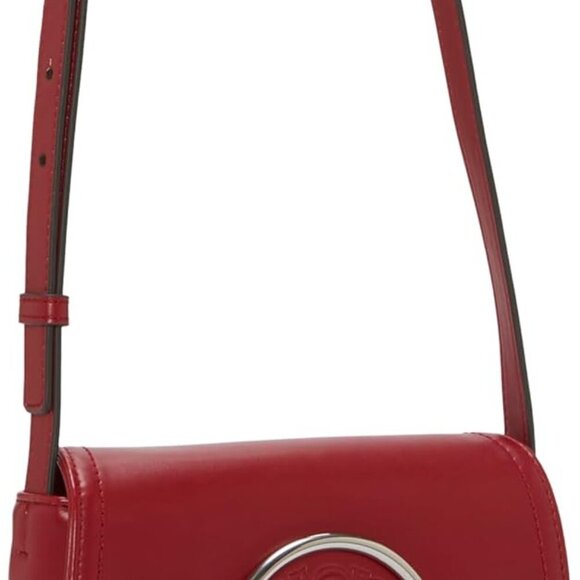 Brand New Faux Leather Crossbody Bag 8x3x6 RythmicRed Magnetic - Picture 4 of 5